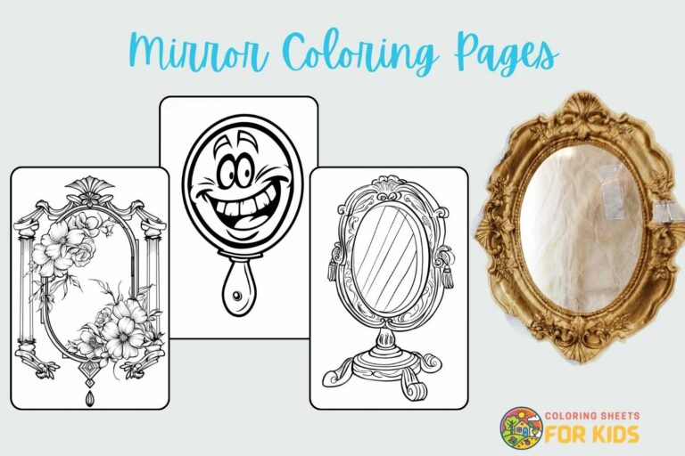 Mirror Coloring Pages