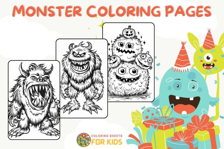 Monster Coloring Pages
