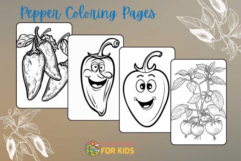 Pepper Coloring Pages
