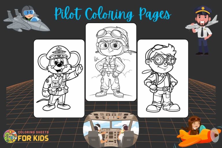 Pilot Coloring Pages