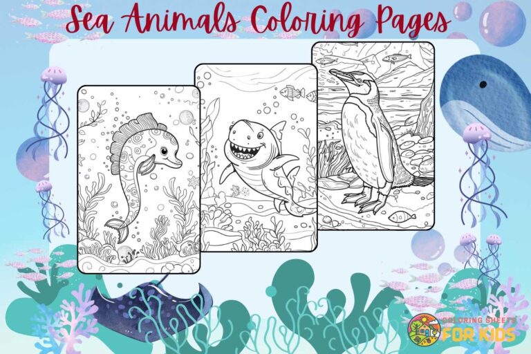 Sea Animals Coloring Pages