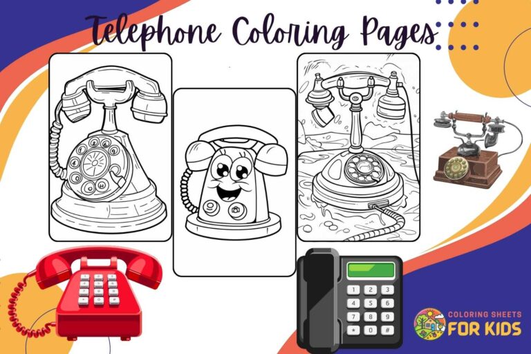 Telephone Coloring Pages