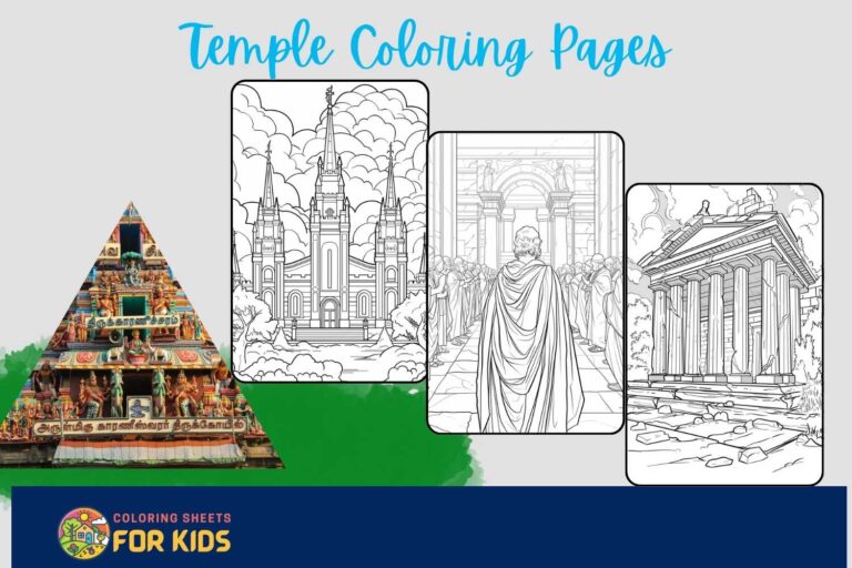 Temple Coloring Pages