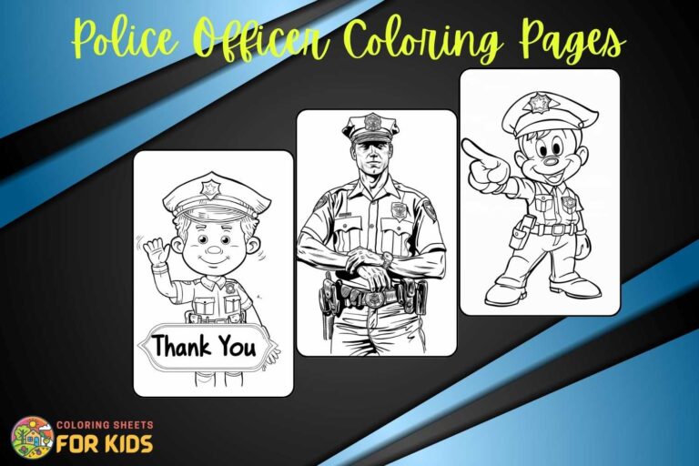 Police Officer Coloring Pages