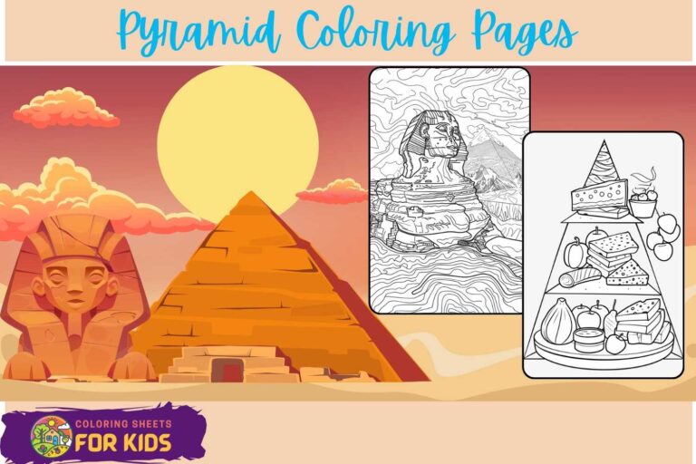 Pyramid Coloring Pages