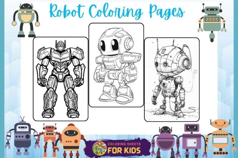 Robot Coloring Pages