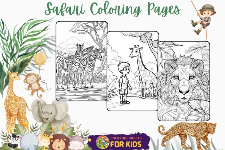 Safari Coloring Pages