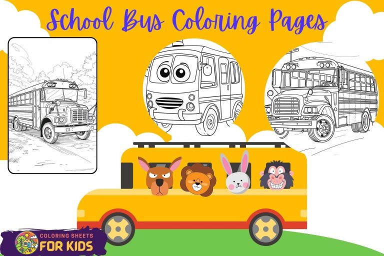 School Bus Coloring Pages