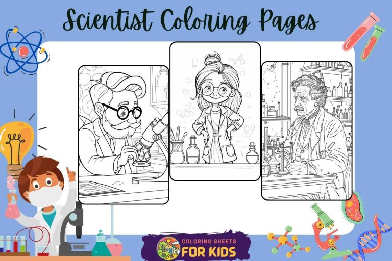 Scientist Coloring Pages