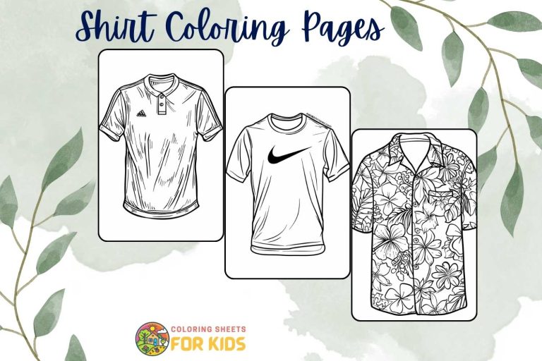 Shirt Coloring Pages