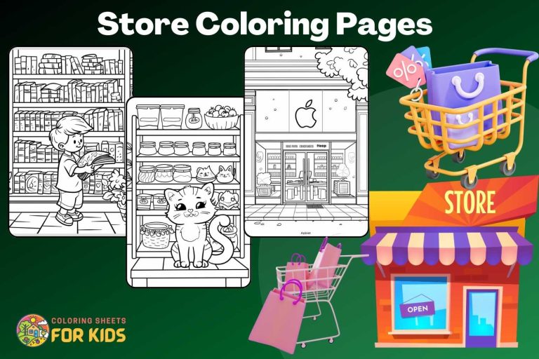 Store Coloring Pages