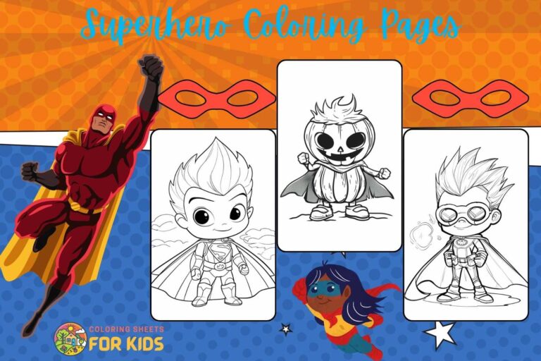 Superhero Coloring Pages