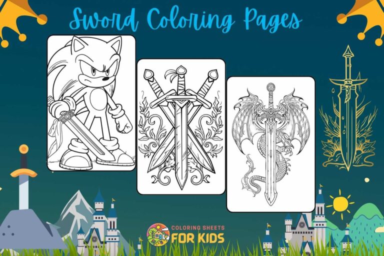 Sword Coloring Pages