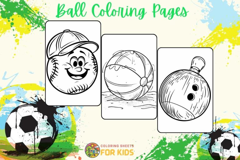 Ball Coloring Pages
