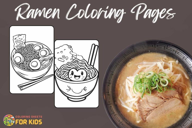 Ramen Coloring Pages