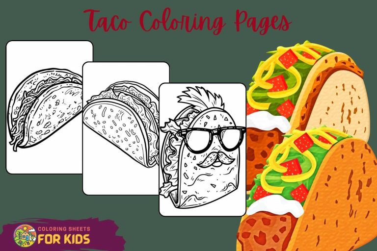 Taco Coloring Pages