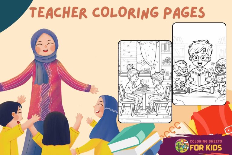 Teacher Coloring Pages