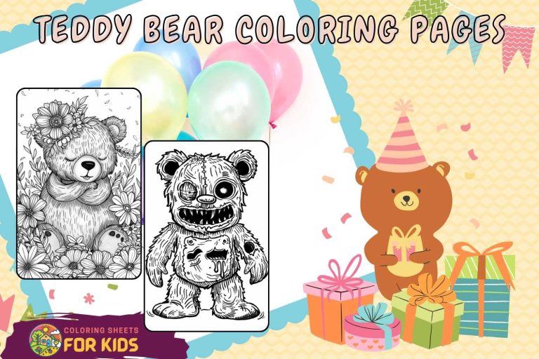 Teddy Bear Coloring Pages