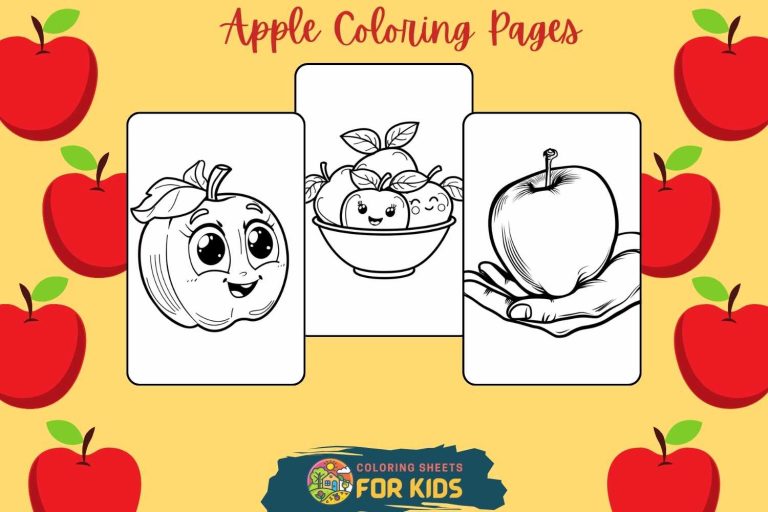 Apple Coloring Pages