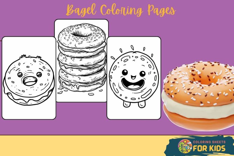 Bagel Coloring Pages