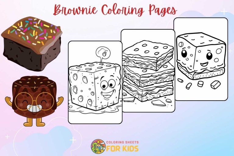 Brownie Coloring Pages