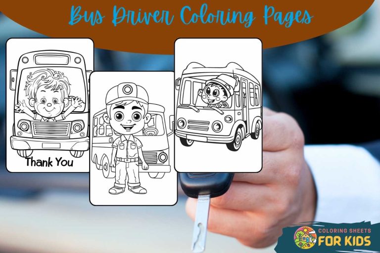 Bus Driver Coloring Pages