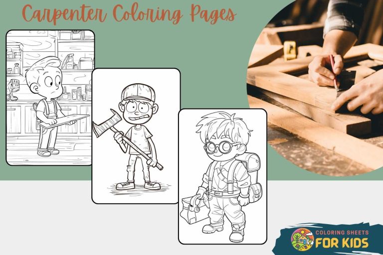 Carpenter Coloring Pages