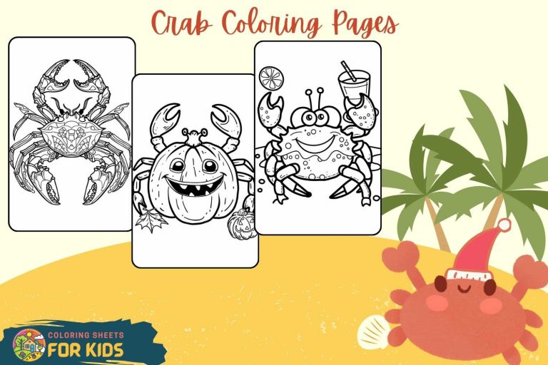 Crab Coloring Pages
