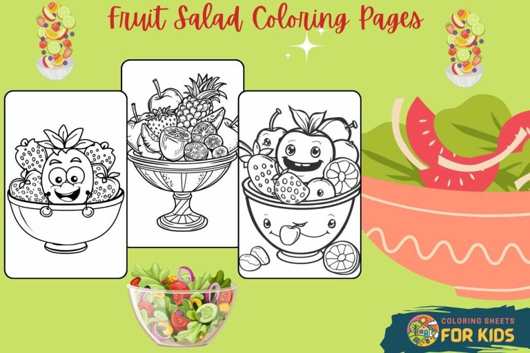 Fruit Salad Coloring Pages