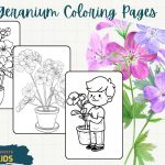 Geranium Coloring Pages