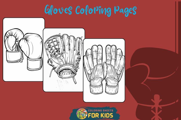 Gloves Coloring Pages