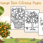 Orange Tree Coloring Pages