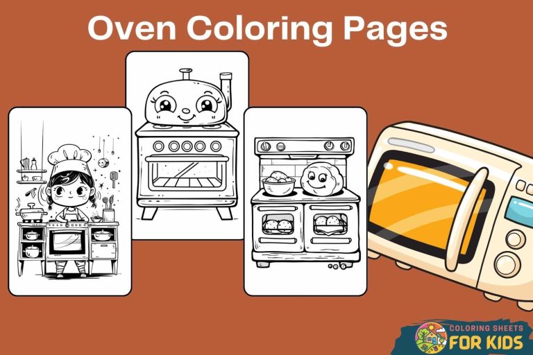 Oven Coloring Pages