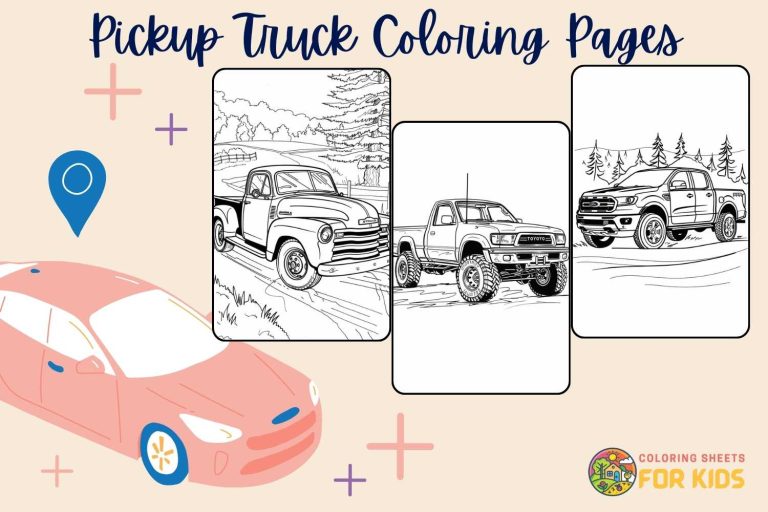 Pickup Truck Coloring Pages
