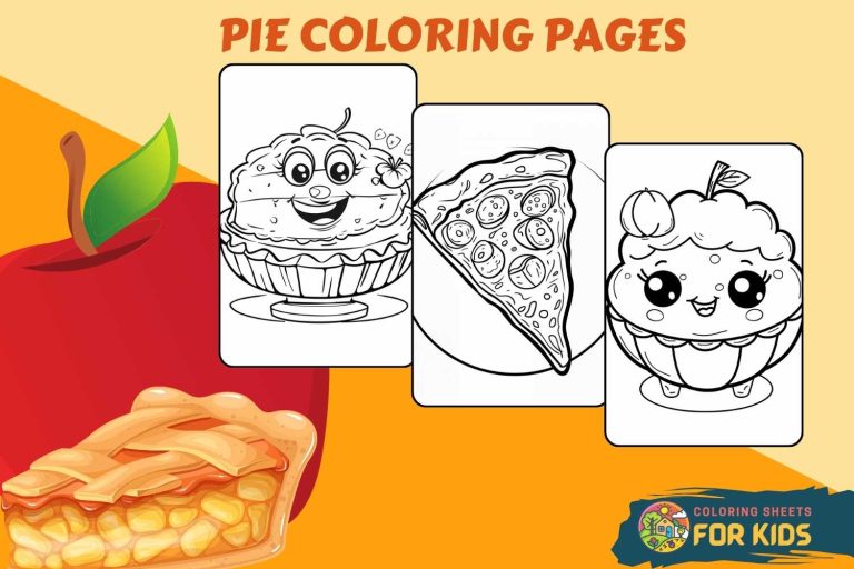Pie Coloring Pages
