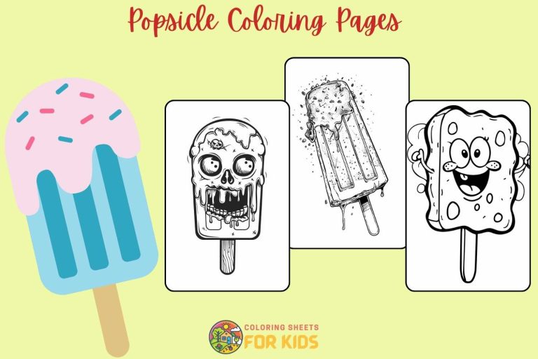 Popsicle Coloring Pages