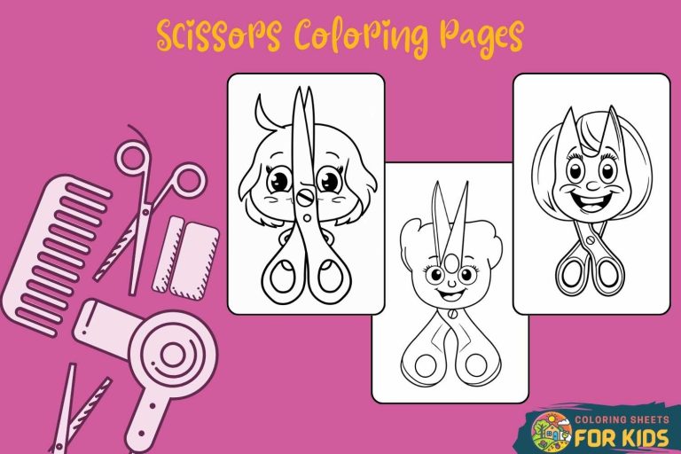 Scissors Coloring Pages
