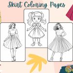 Skirt Coloring Pages