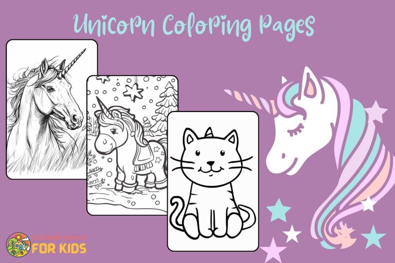 Unicorn Coloring Pages