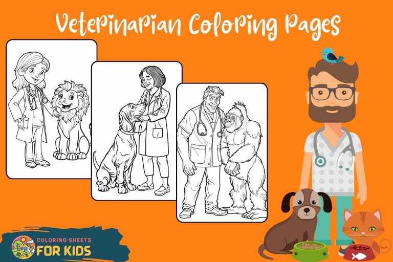Veterinarian Coloring Pages