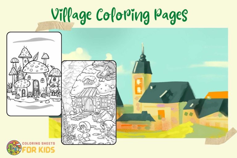 Village Coloring Pages