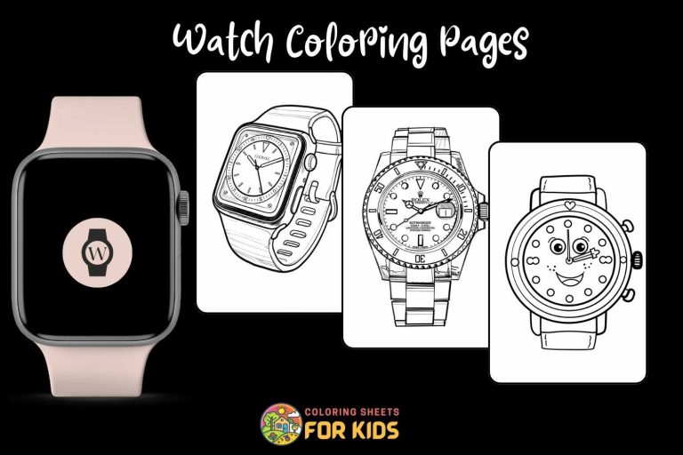 Watch Coloring Pages